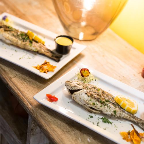 OQG RESTAURANT- PLAINE DES CAFRES - RÉUNION/ Whole Line Grilled Bar & Whole Royal Dorade Grilled