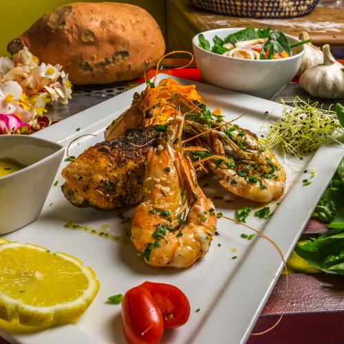 Poêlée de gambas